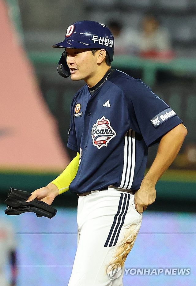 안재석, 1타점 적시타