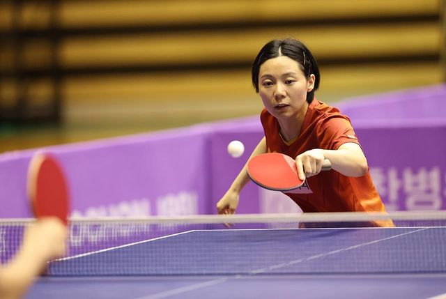 탁구 국가대표 선발전에 나선 최효주