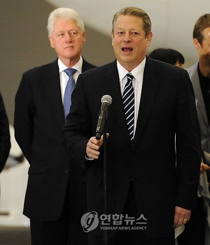 클린턴(좌)과 고어