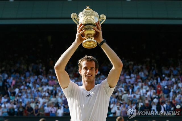 2013년 윔블던 남자 단식 우승 당시의 머리