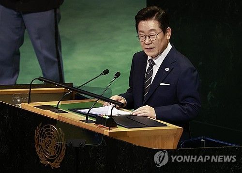 이재명 대통령, 유엔 기조연설