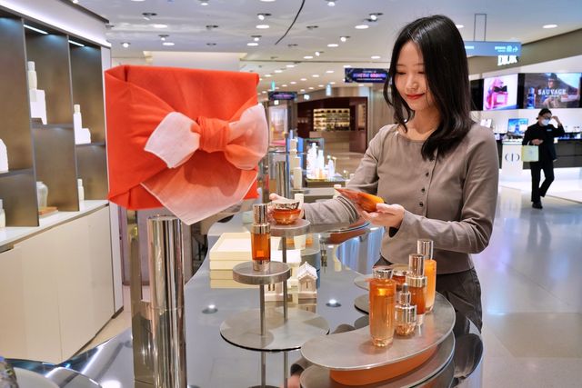 롯데백화점 본점 화장품 매장