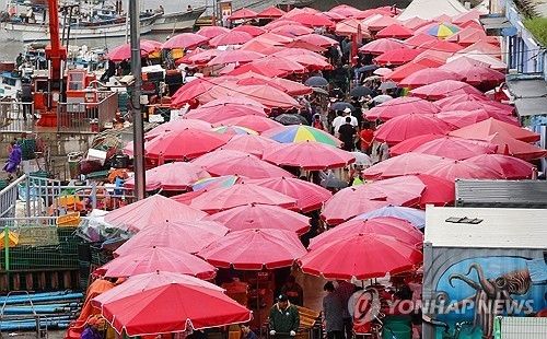 소래포구 어시장