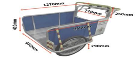 안전 경량 손수레