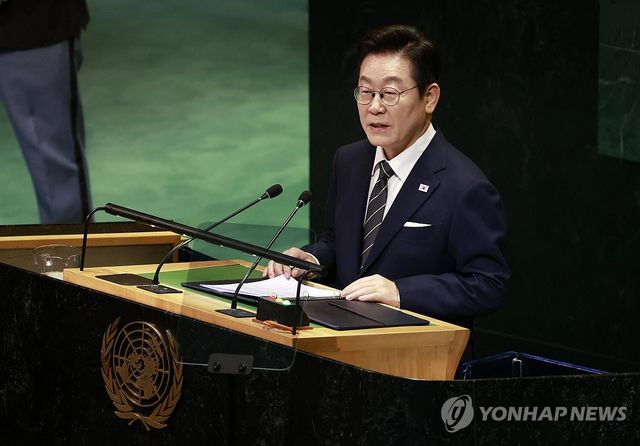 이재명 대통령, 유엔 기조연설