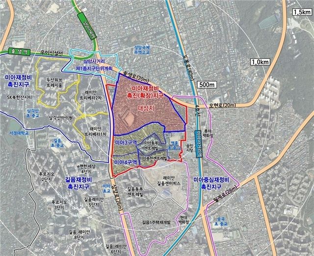 미아2구역 위치도
