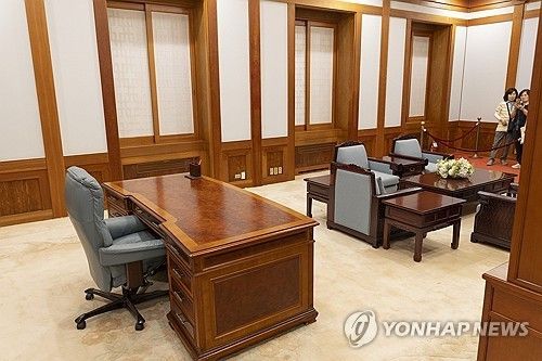 역대 영부인이 업무용으로 썼던 청와대 무궁화실