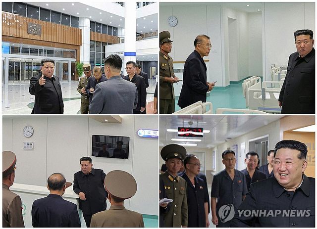 김정은, 한밤중 평양종합병원 시찰한듯