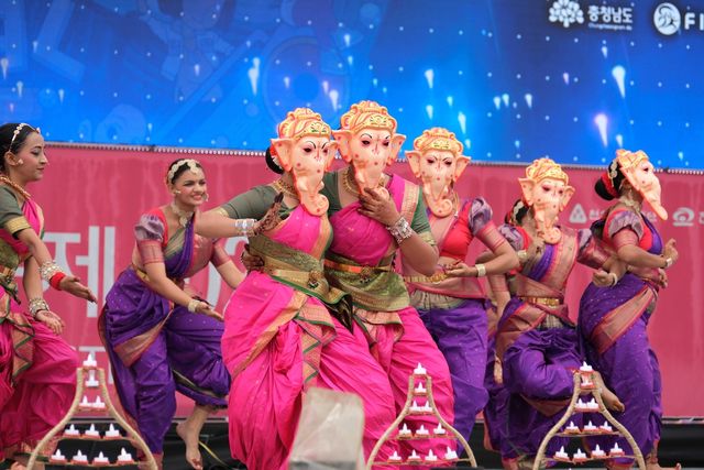 국제춤대회 경연 모습