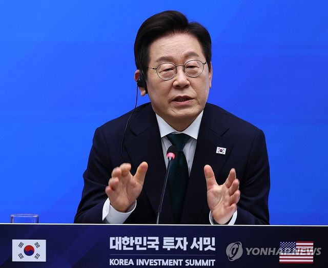 이재명 대통령, 뉴욕에서 한국경제설명회