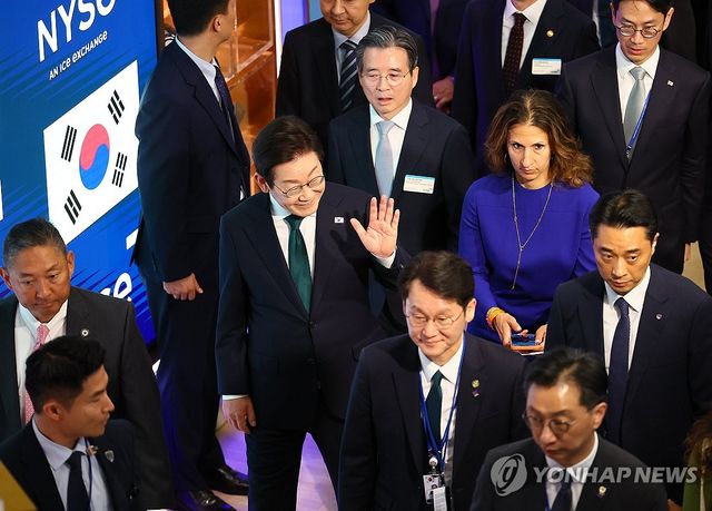 이재명 대통령, 뉴욕 증권거래소 방문