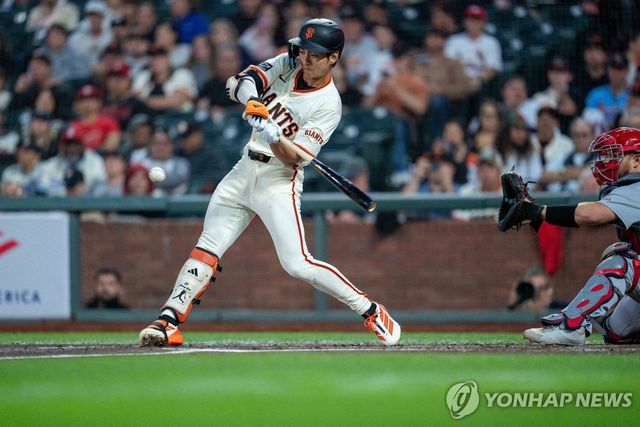 시즌 31번째 2루타로 이어진 이정후의 스윙