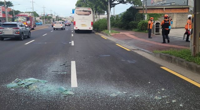 사고 난 통학버스