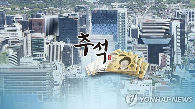 기업 추석 상여금(CG)