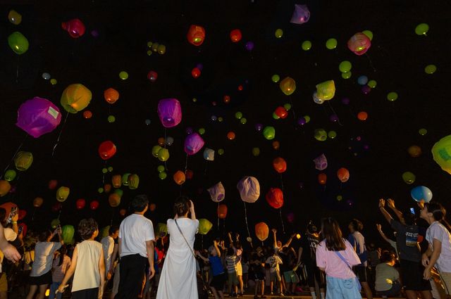 백제왕궁 소원 페스타 소원등