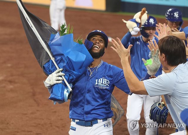 삼성 디아즈 '49홈런·150타점'