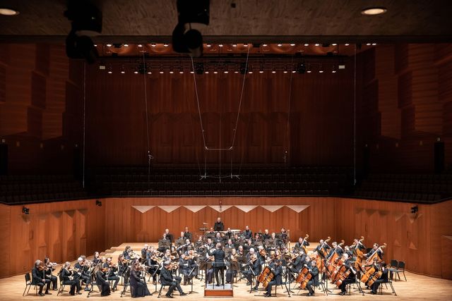 벨기에 국립 오케스트라 연주 모습