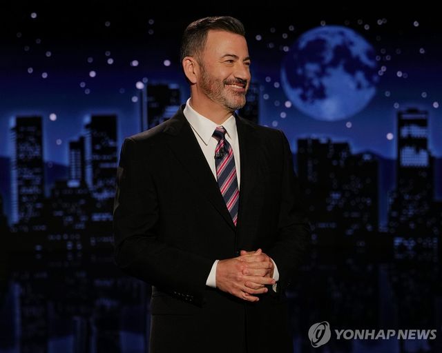 지난 23일 방송 복귀한 지미 키멀 