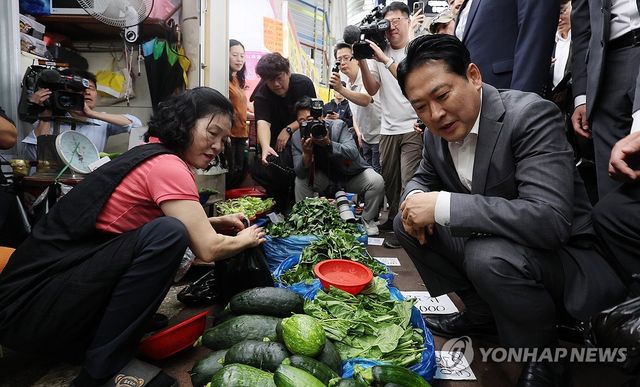 대전 중앙시장 찾은 장동혁