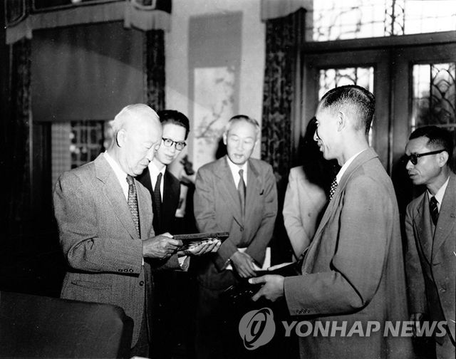 이승만 대통령-전국 검찰청장 접견