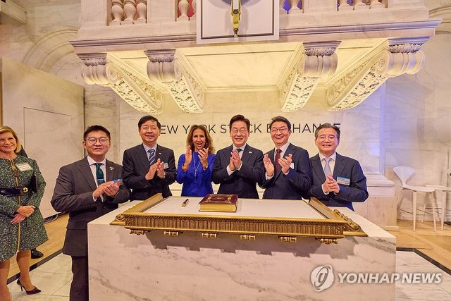 이재명 대통령, 뉴욕증권거래소 방문