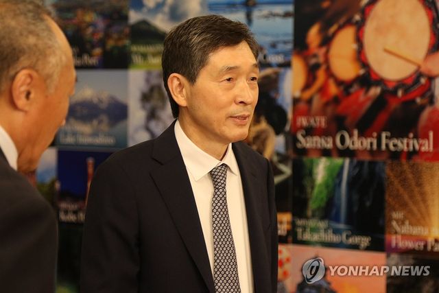 도쿄 도착한 이혁 주일 한국대사