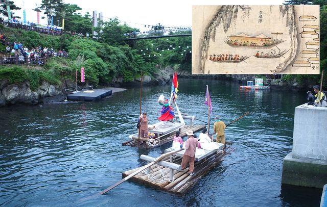 용연 선상음악회와 탐라순력도