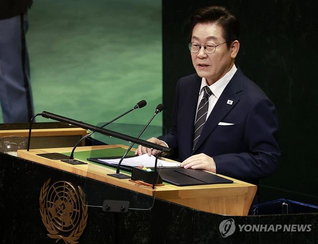 이재명 대통령, 유엔 기조연설