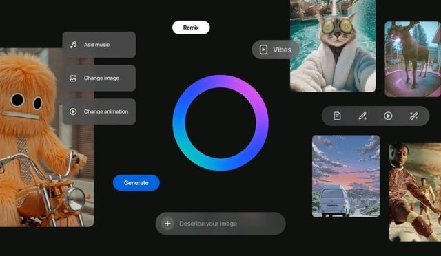 메타가 출시한 AI 영상 피드 '바이브스'