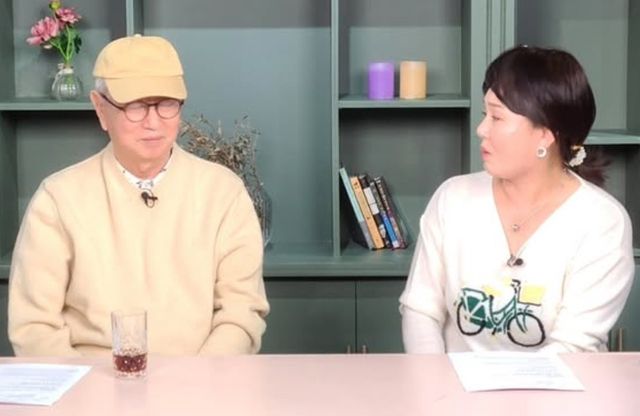 생전 개그우먼 이경실과 방송을 진행하던 故 전유성