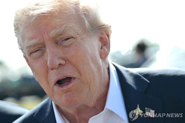 라이더컵 관전 위해 뉴욕 도착한 트럼프