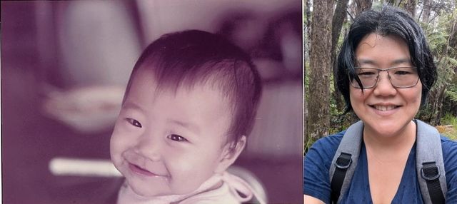 미국으로 입양된 케이트린 루스 오마라씨의 과거(왼쪽)과 현재 모습