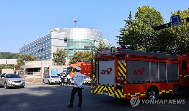 밤샘 진화작업 이뤄진 국가정보자원관리원