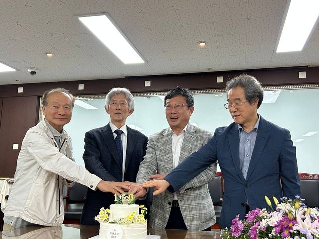 도광문화포럼을 이끈 4명의 대표들 