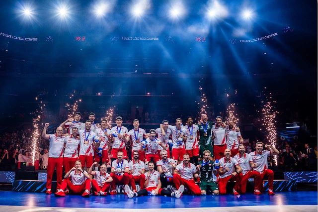 세계선수권 동메달을 차지한 폴란드 남자배구 대표팀