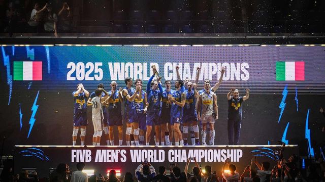 세계선수권 2연패 달성한 이탈리아 남자배구 대표팀