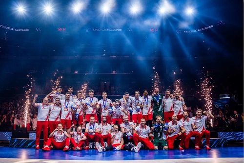 세계선수권 동메달을 차지한 폴란드 남자배구 대표팀