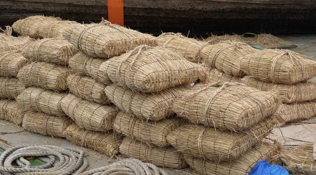 '고려 난파선'에 넣기 위해 만든 볏섬 