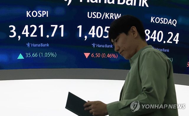 코스피 상승 3,420선 출발