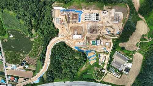 춘천시 용산정수장 현대화사업 현장