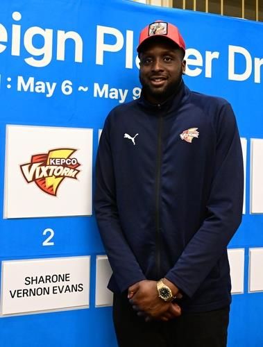 한국전력의 지명을 받은 외국인 선수 베논