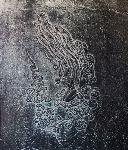 성덕대왕 신종 비천 문양[사진/백승렬 기자]