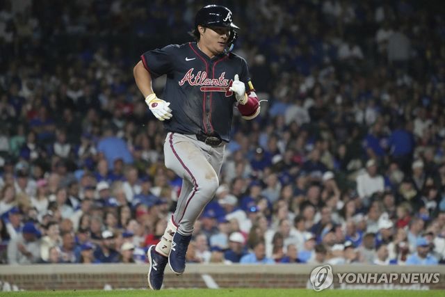 안타 친 '애틀랜타 맨' 김하성