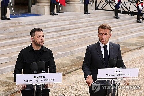 3일 저녁 파리 도착한 젤렌스키 대통령