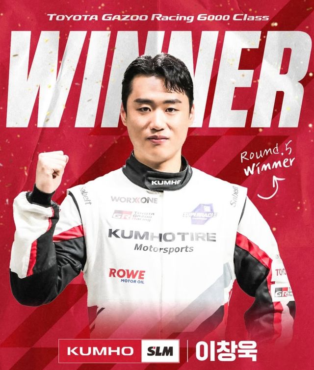 드라이버 랭킹 포인트 선두인 이창욱