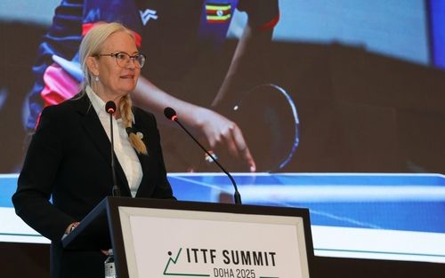 ITTF 회장으로 재선된 쇠링 회장