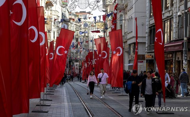 튀르키예 이스탄불의 이스티클랄 거리