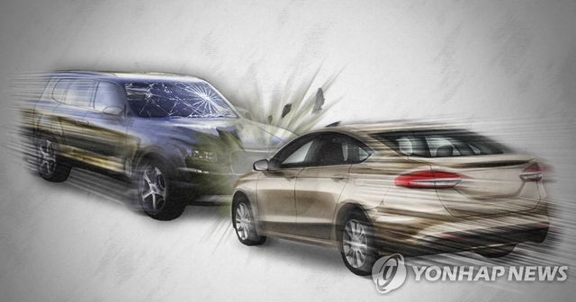 SUV-승용차 정면 충돌사고(PG)