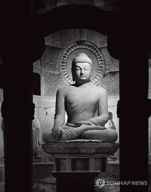 석굴암 본존불[국립문화유산연구원 제공]