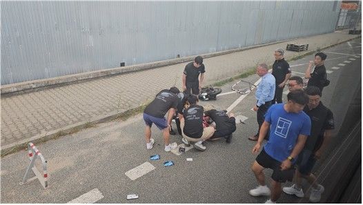 체코 현지서 구조활동 벌이는 모범 소방대원들